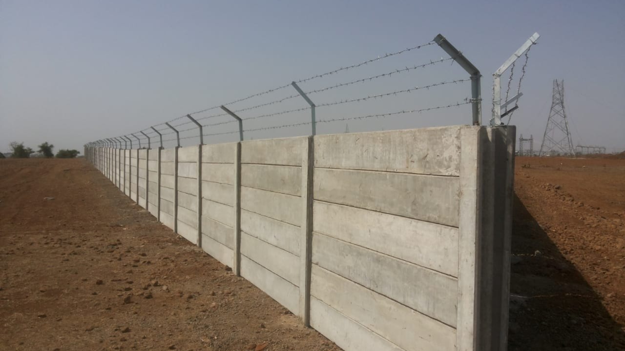 RCC Readymade Compound Wall | Industrial Compound Wall in Dholera